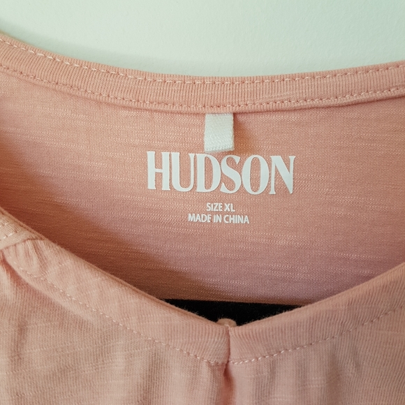 HUDSON Girls Blush Pink Babydoll Top Shirt XL - Picture 3 of 6